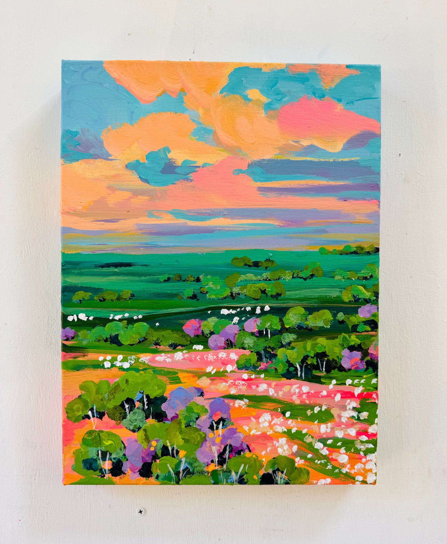 FRAME ONLY Landscape work sqaure #11 for Lindsay