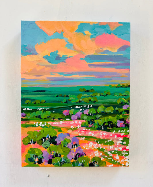 FRAME ONLY Landscape work sqaure #11 for Lindsay