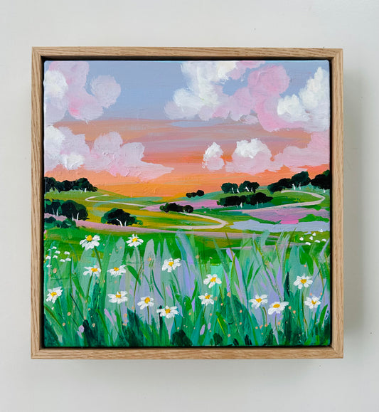 #10Christmas Small works landscaping 30cm x 30cm