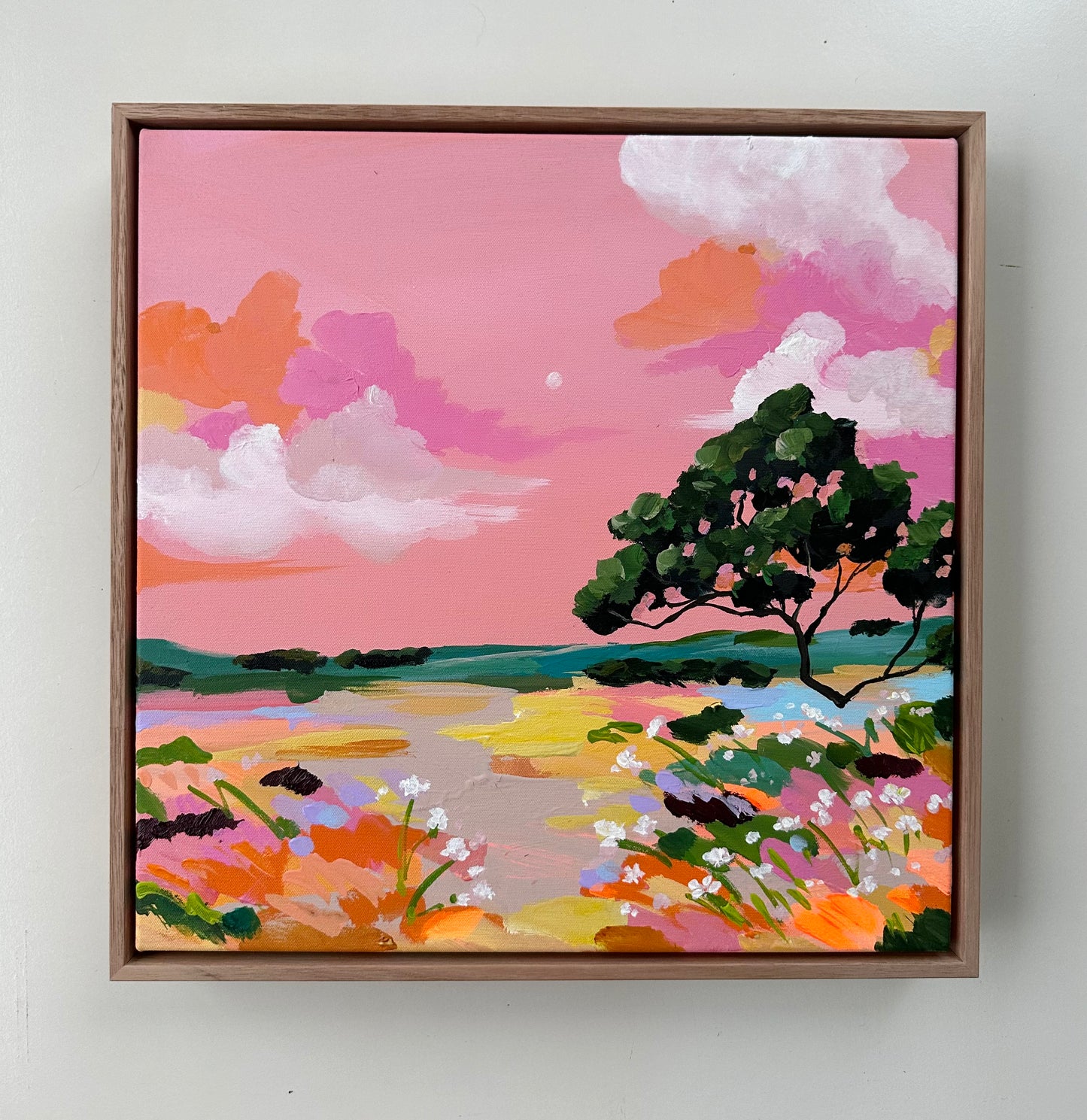 #13 Christmas Small works landscaping 40cm x 40cm