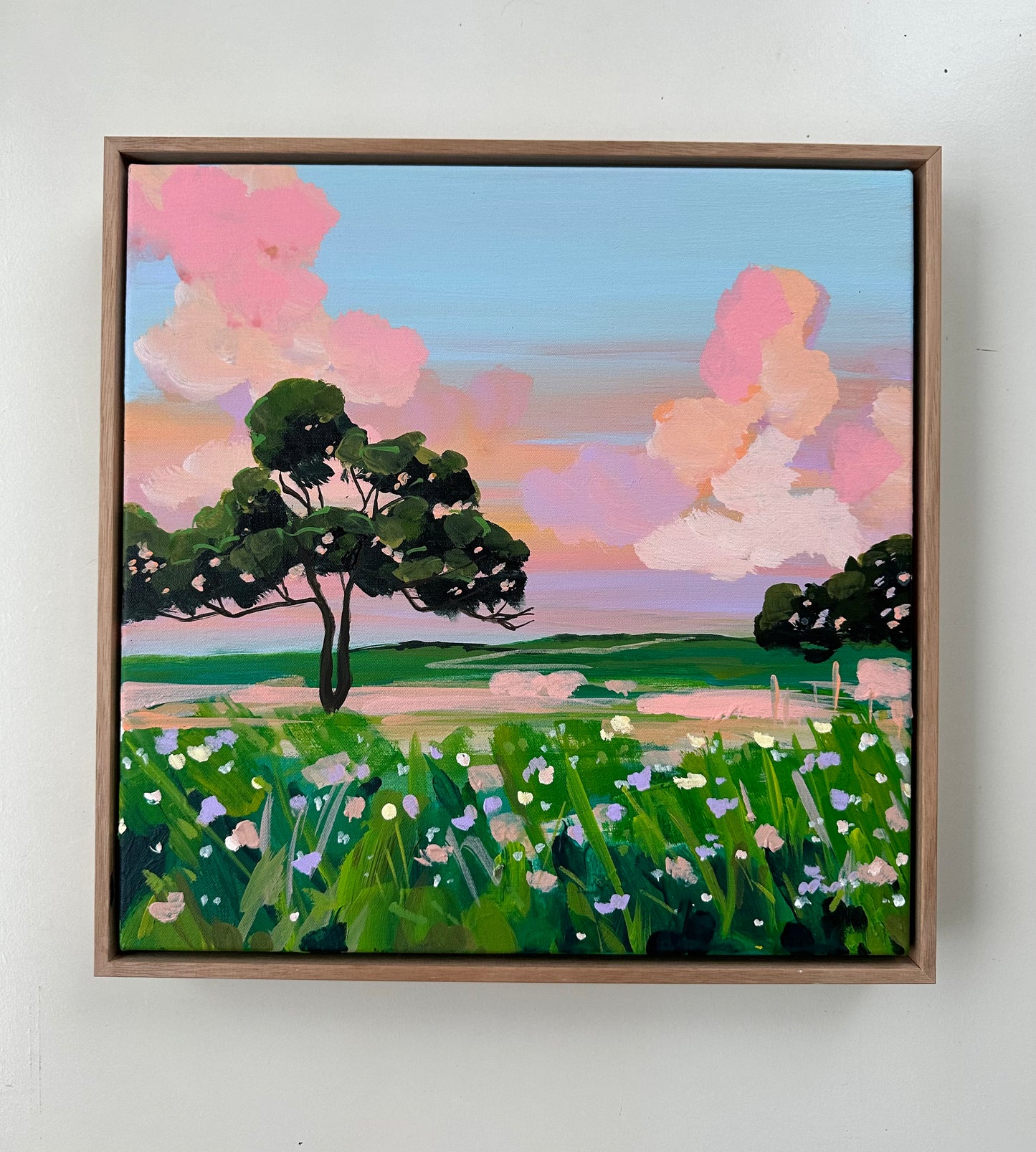 #11 Christmas Small works landscaping 40cm x 40cm