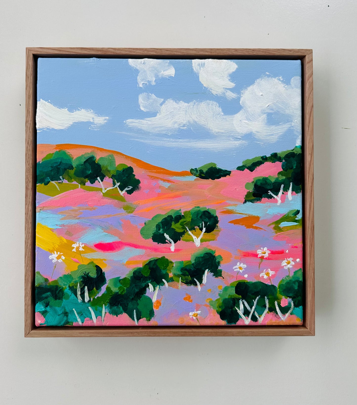 #08 Christmas Small works landscaping 30cm x 30cm