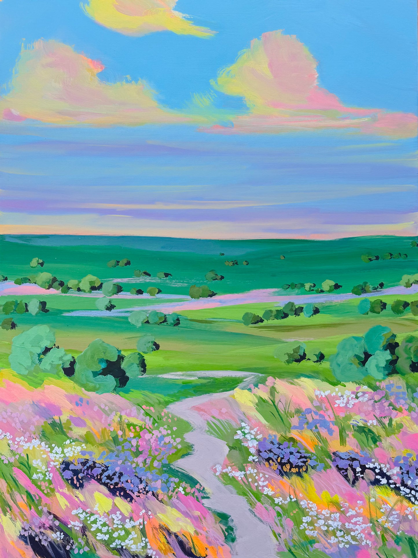 Wander into colour