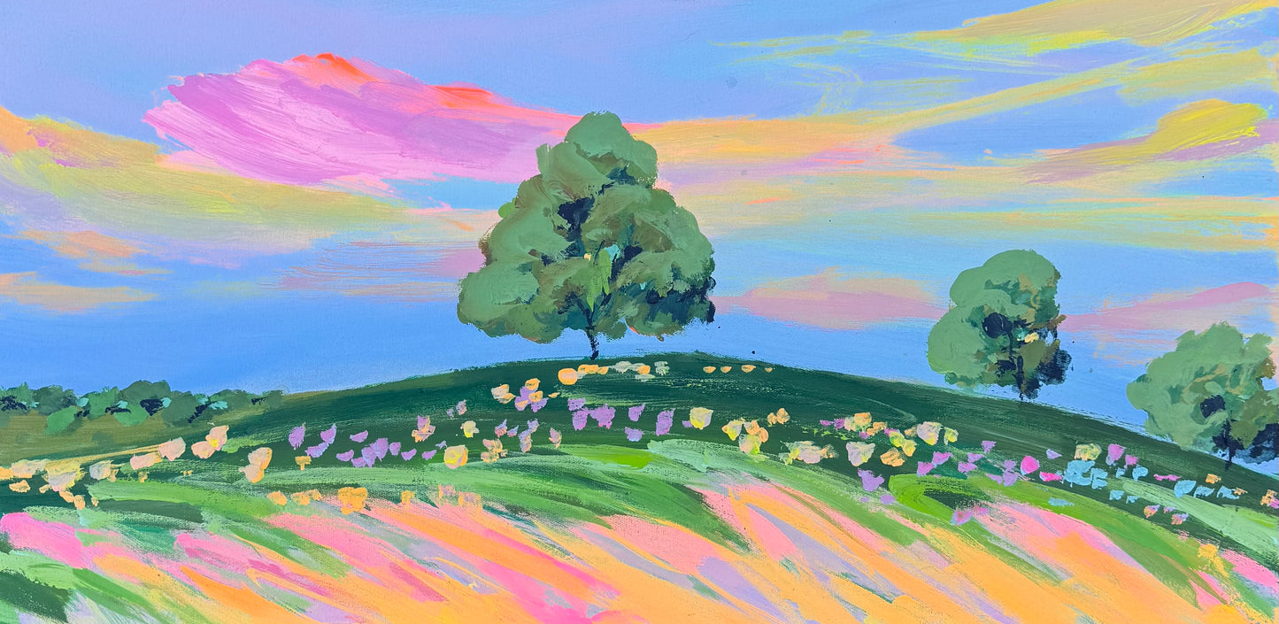 follow the treeline