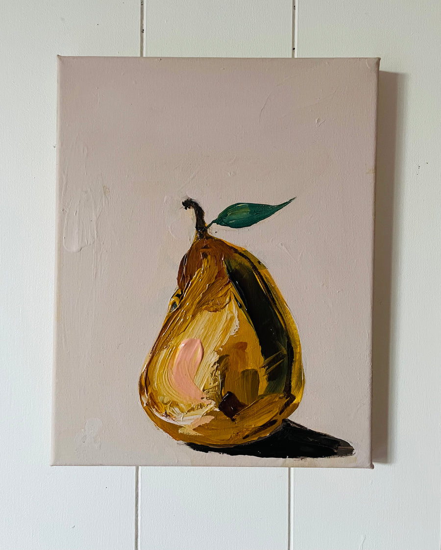 Still life pear study